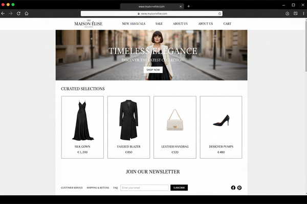E-Commerce Fashion Store